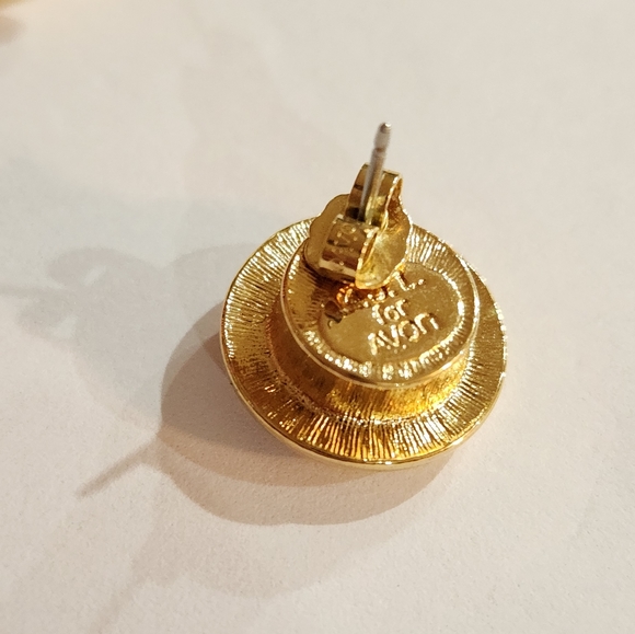 KJL for Avon Vintage Rhinestone Earrings - Picture 2 of 4